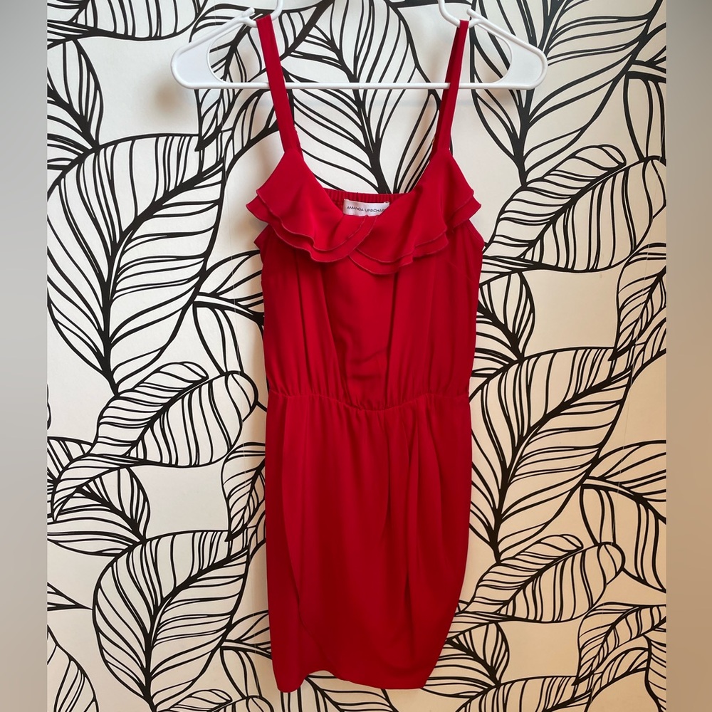 Vintage Amanda Uprichard Red Dress
